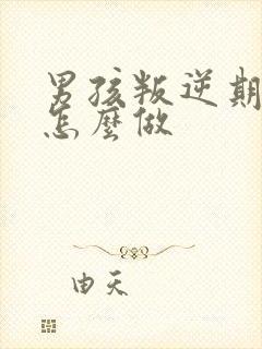 男孩叛逆期家长怎么做