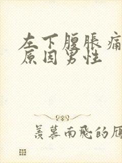 左下腹胀痛什么原因男性
