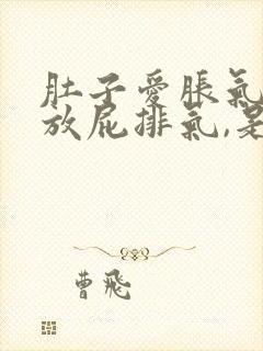 肚子爱胀气,爱放屁排气,是怎么回事