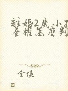 离婚2岁小孩抚养权怎么判定