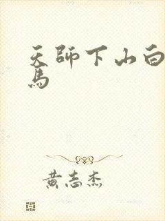 天师下山白马非马