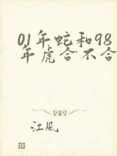 01年蛇和98年虎合不合