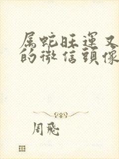 属蛇旺运又旺财的微信头像