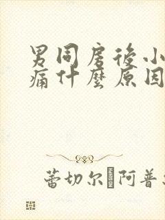 男同房后小便刺痛什么原因