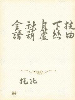 金秋月下技巧曲谱葫芦丝曲谱