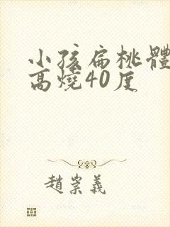 小孩扁桃体化脓高烧40度