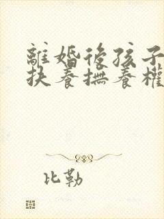 离婚后孩子共同扶养抚养权归谁