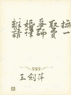 离婚争取抚养权请律师费一般是多少钱