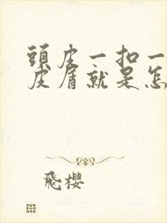 头皮一扣一块头皮屑就是怎么回事