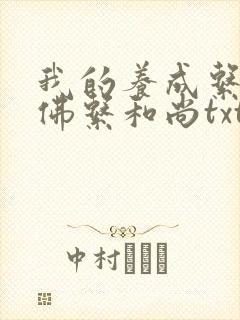 我的养成系女友佛系和尚txt下载