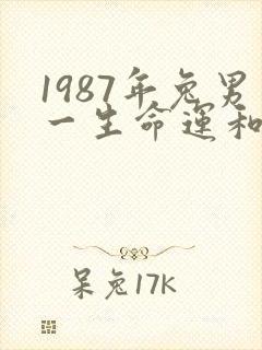 1987年兔男一生命运和婚姻