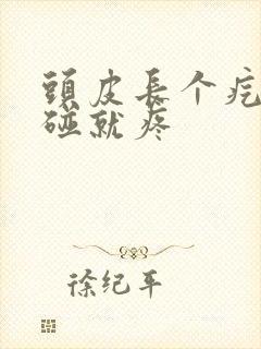 头皮长个疙瘩一碰就疼