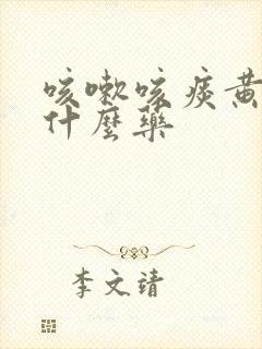 咳嗽咳痰黄痰吃什么药