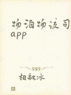 物泊物流司机端app