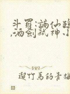 斗罗:谪仙临尘,酒剑弑神小说