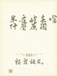 半夜醒来嘴干苦什么原因