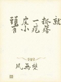 头皮一抓就疼还有小疙瘩