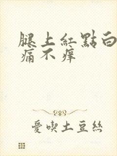 腿上红点白圈不痛不痒