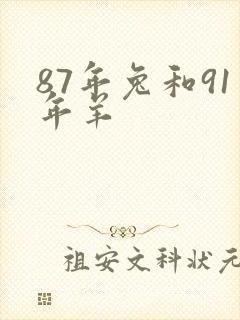 87年兔和91年羊