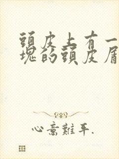 头皮上有一块一块的头皮屑怎么回事封面