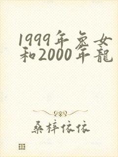 1999年兔女和2000年龙男姻缘