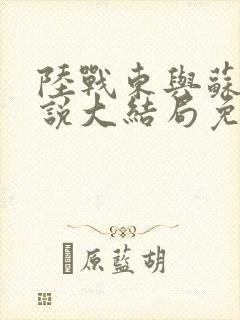 陆战东与苏灿小说大结局免费阅读