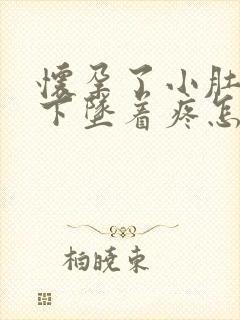 怀孕了小肚子往下坠着疼怎么回事封面