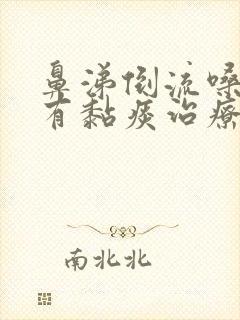 鼻涕倒流嗓子里有黏痰治疗方法封面