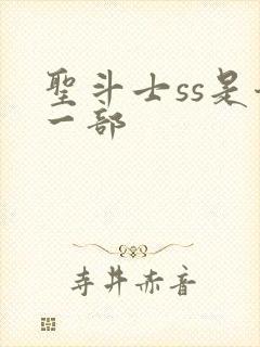 圣斗士ss是哪一部