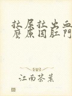 拉屎拉出血是什么原因肛门有点疼