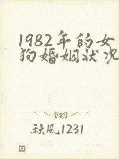 1982年的女狗婚姻状况及命运