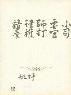 请律师要小孩抚养权打官司一般的收费标准