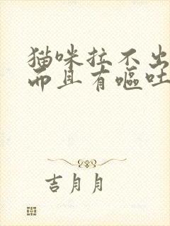 猫咪拉不出大便而且有呕吐