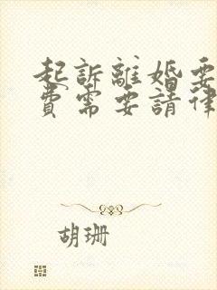 起诉离婚要抚养费需要请律师吗