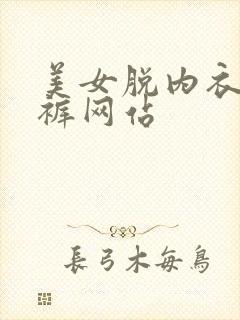 美女脱内衣脱内裤网站封面