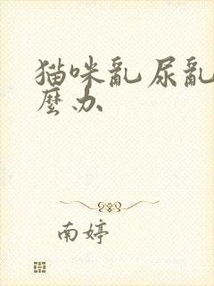 猫咪乱尿乱拉怎么办