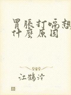 胃胀打嗝想吐是什么原因