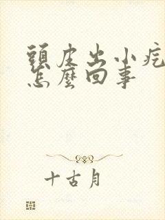 头皮出小疙瘩是怎么回事封面