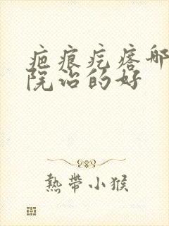 疤痕疙瘩哪个医院治的好