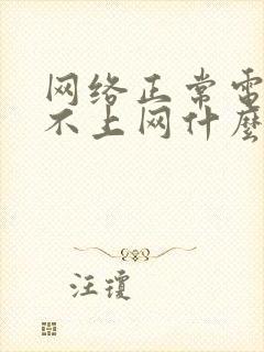 网络正常电脑连不上网什么原因