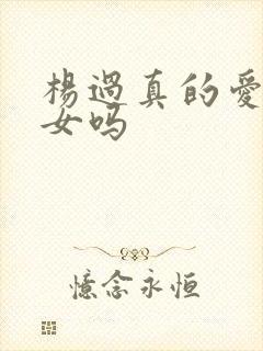 杨过真的爱小龙女吗