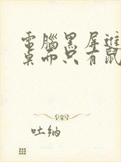 电脑黑屏进不去桌面只有鼠标封面