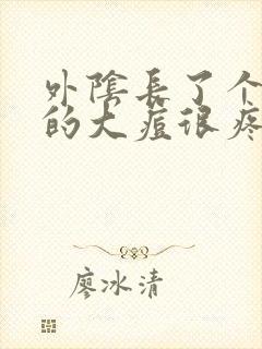 外阴长了个硬硬的大痘很疼