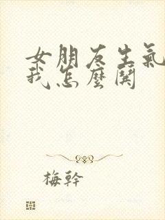 女朋友生气不理我怎么哄