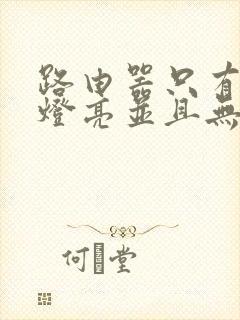 路由器只有一个灯亮并且无法上网