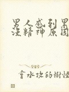 男人感到累或者没精神原因