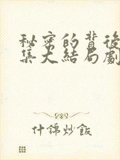 秘密的背后48集大结局剧情