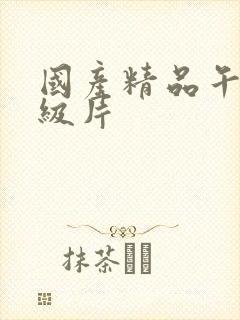 国产精品午夜一级片封面