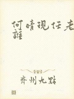 何晴现任老公是谁封面