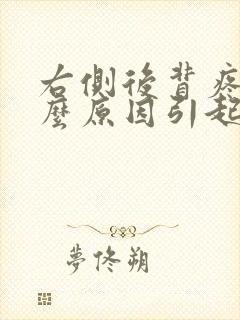 右侧后背疼是什么原因引起的